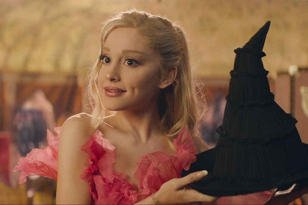 Ariana Grande is Glinda in WICKED, directed by Jon M. Chu