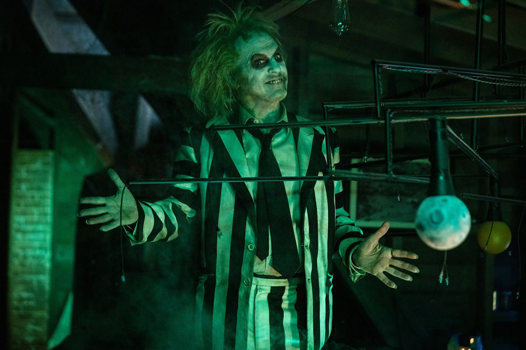 Beetlejuice Beetlejuice (2024)
MICHAEL KEATON as Beetlejuice
Credit: Parisa Taghizadeh/Warner Bros.