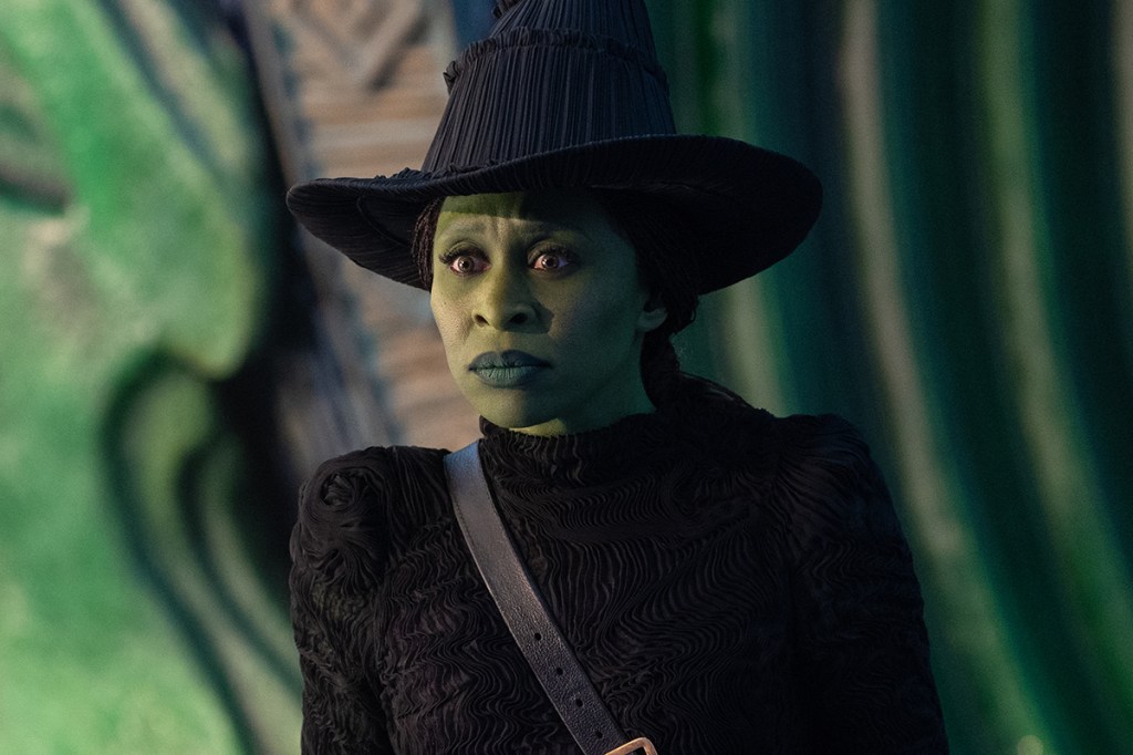 Cynthia Erivo is Elphaba in WICKED, directed by Jon M. Chu