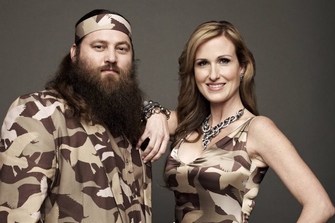 Willie & Korie Robertson of the A&E series DUCK DYNASTY Photo Art Streiber/A&E ©2013 A&E Networks