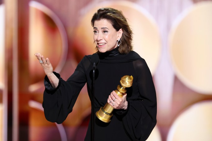 Fernanda Torres wins Best Performance by a Female Actor in a Motion Picture – Drama during the 82nd Annual Golden Globes held at The Beverly Hilton on January 05, 2025 in Beverly Hills, California.