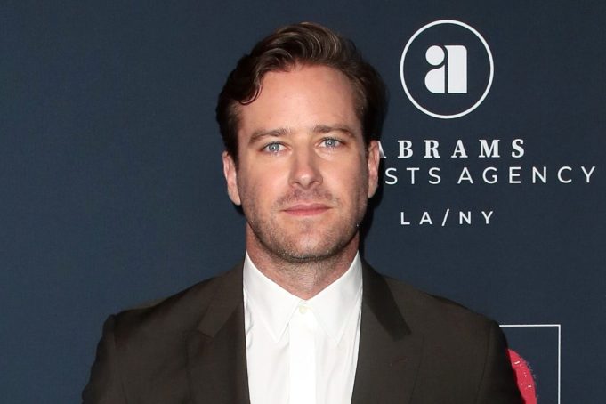 LOS ANGELES, CALIFORNIA - NOVEMBER 16: Armie Hammer attends the Go Campaign's 13th Annual Go Gala at NeueHouse Hollywood on November 16, 2019 in Los Angeles, California. (Photo by David Livingston/Getty Images)