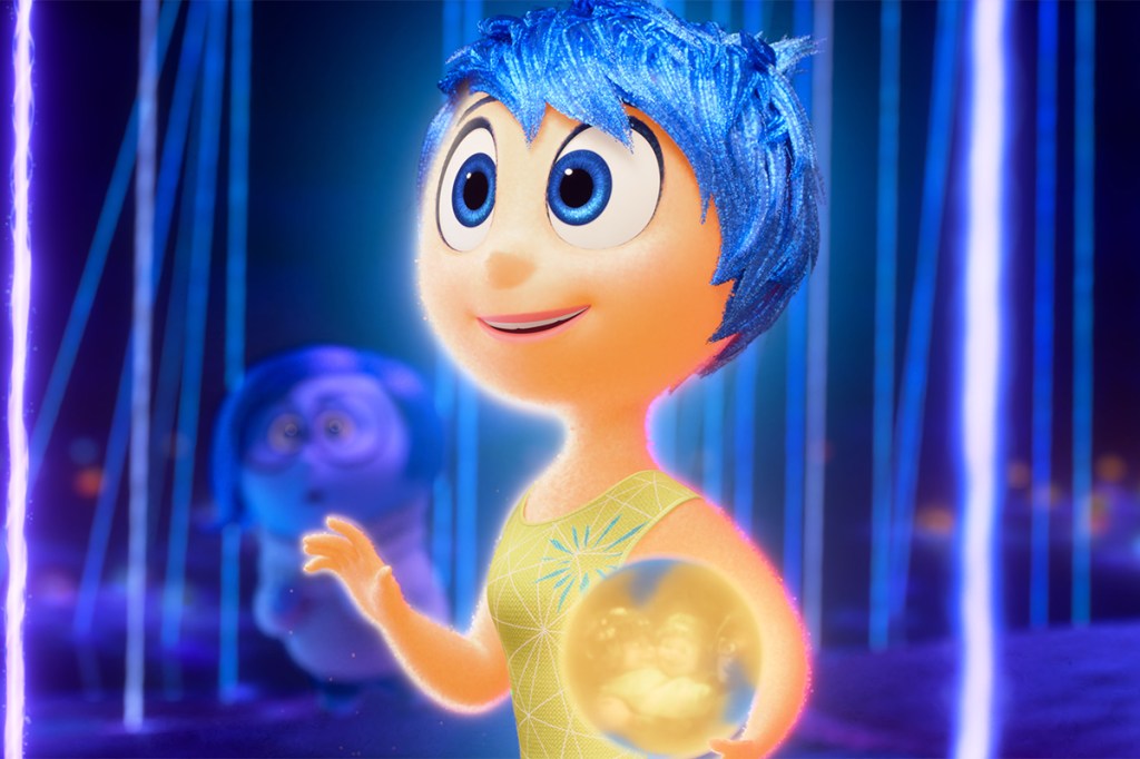 INSIDE OUT 2 - FEELING JOY – In Disney and Pixar’s “Inside Out 2,” Joy is back and ready to tackle teenagerhood – the joyous highs, the tearful lows, the blistering frustrations, nauseating changes and frighteningly awkward moments that Riley’s new teenage world has to offer. Proud of the belief system that powers Riley's sense of self, Joy is filled with bright ideas for their girl’s future—that is, until new Emotions move in. Featuring Amy Poehler as the voice of Joy, “Inside Out 2” releases only in theaters June 14, 2024. © 2024 Disney/Pixar. All Rights Reserved.