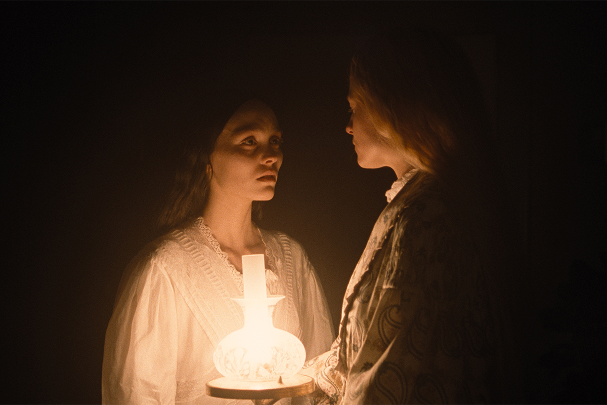 NOSFERATU_FP_00461_R
Lily-Rose Depp stars as Ellen Hutter and Emma Corrin as Anna Harding in director Robert Eggers’ NOSFERATU, a Focus Features release.
Credit: Courtesy of Focus Features / © 2024 FOCUS FEATURES LLC