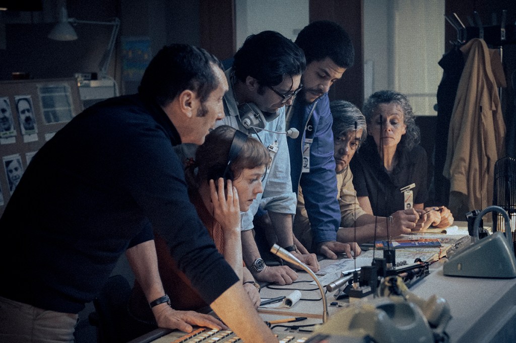 Jacques Lesgardes (Zinedine Soualem),
Marianne Gebhard (Leonie Benesch),
Geoff Mason (John Magaro),
Carter (Marcus Rutherford) star in Paramount Pictures’ “SEPTEMBER 5”  the film that unveils the decisive moment that forever changed media coverage and continues to impact live news today, set during the 1972 Munich Summer Olympics.