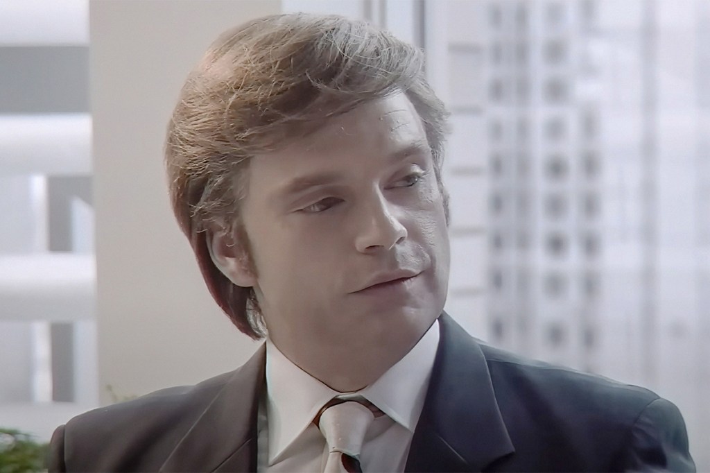 THE APPRENTICE, Sebastian Stan as Donald Trump, 2024. © Briarcliff Entertainment / Courtesy Everett Collection